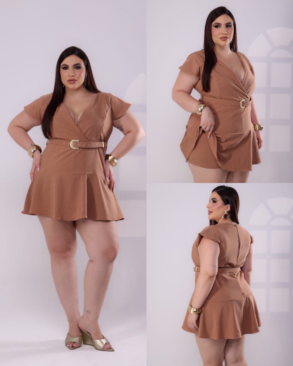 Macaquinho Plussize 48/50
