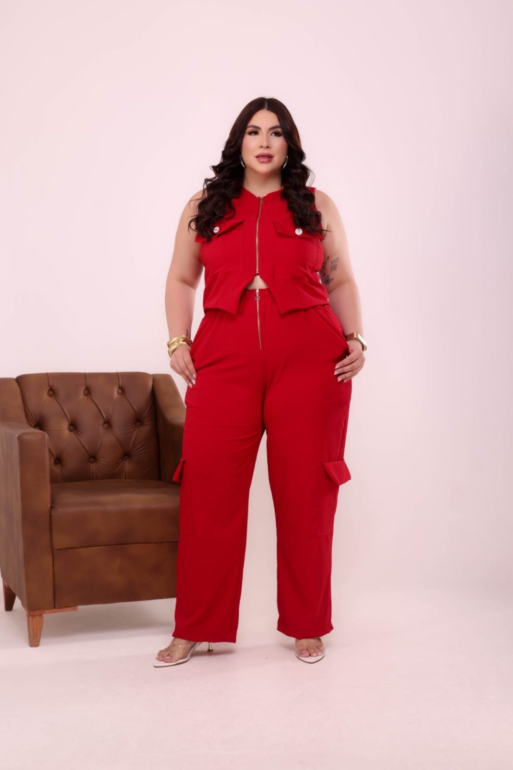 Conjunto calça Plussize 48/50
