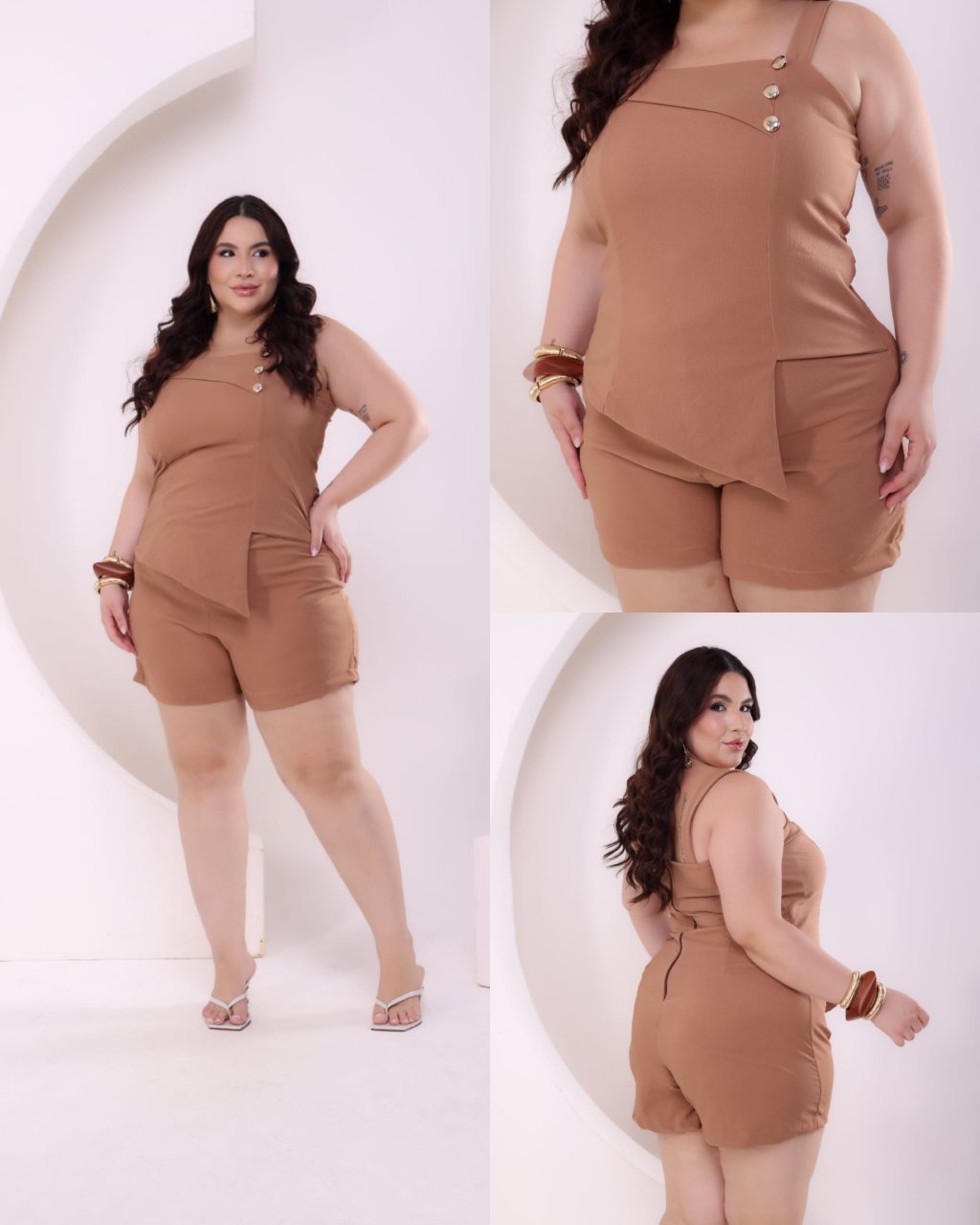 Macaquinho Plussize 48/50
