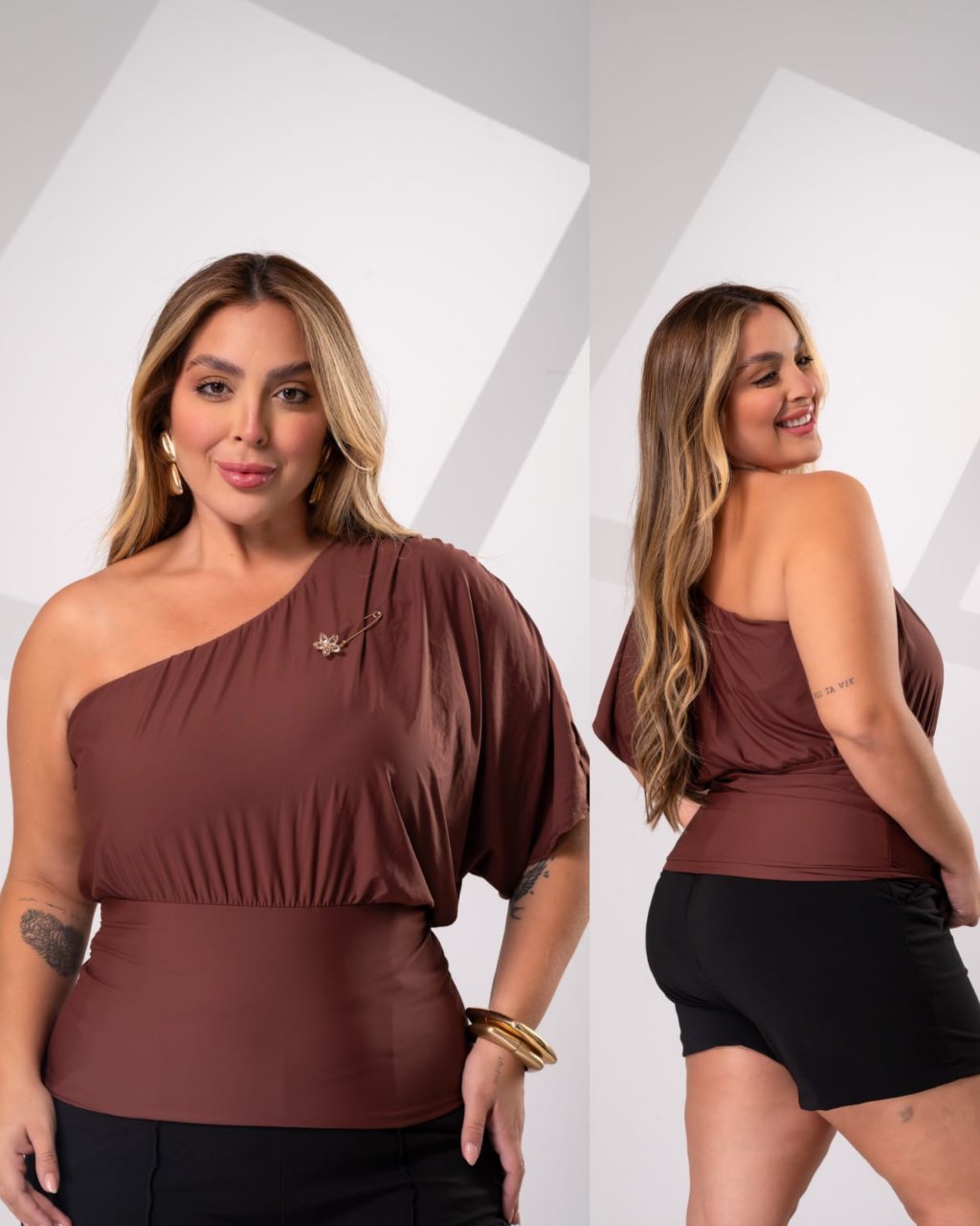 Blusa poliamida premium midsize TAM único 