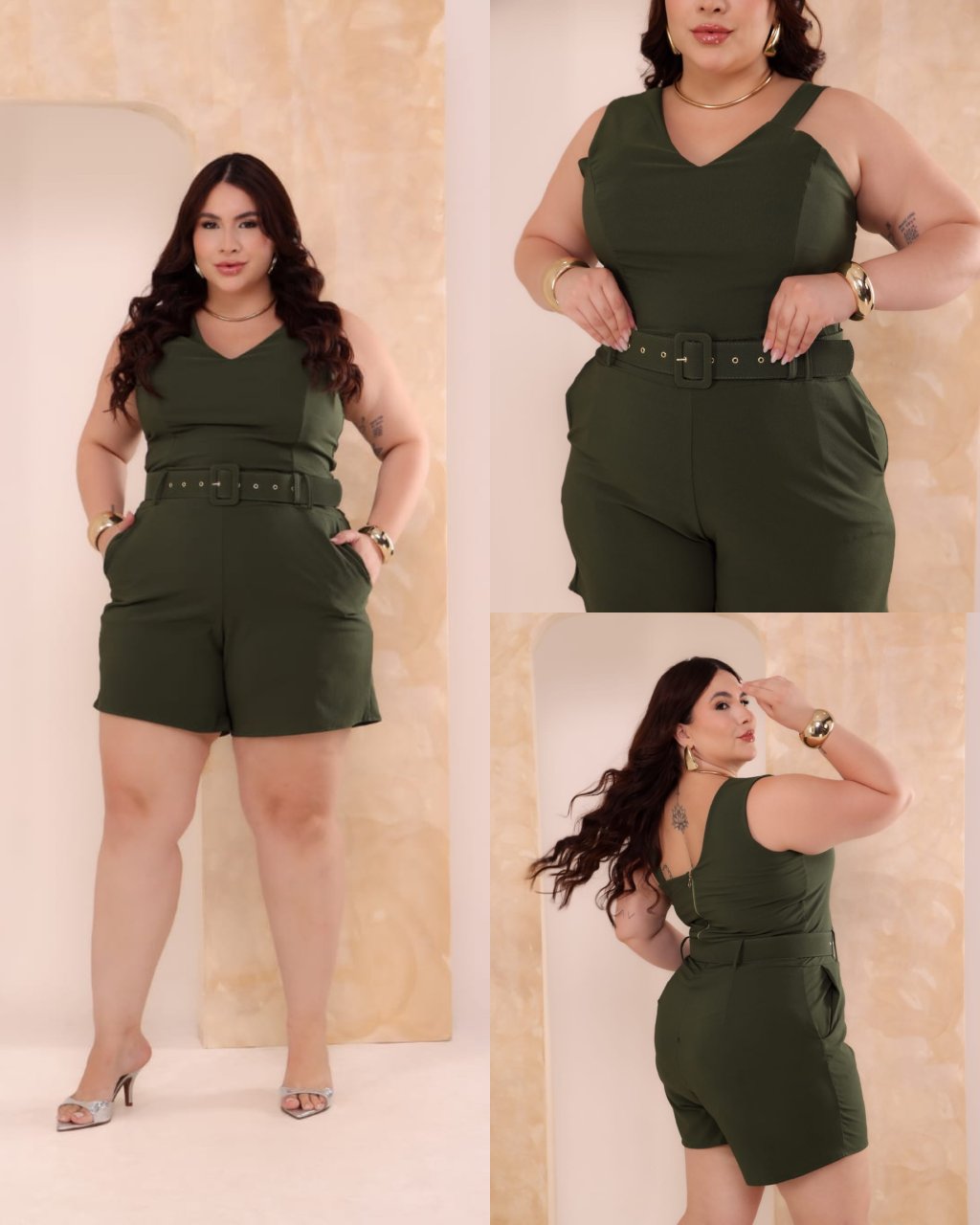 Macaquinho Plussize 48/50