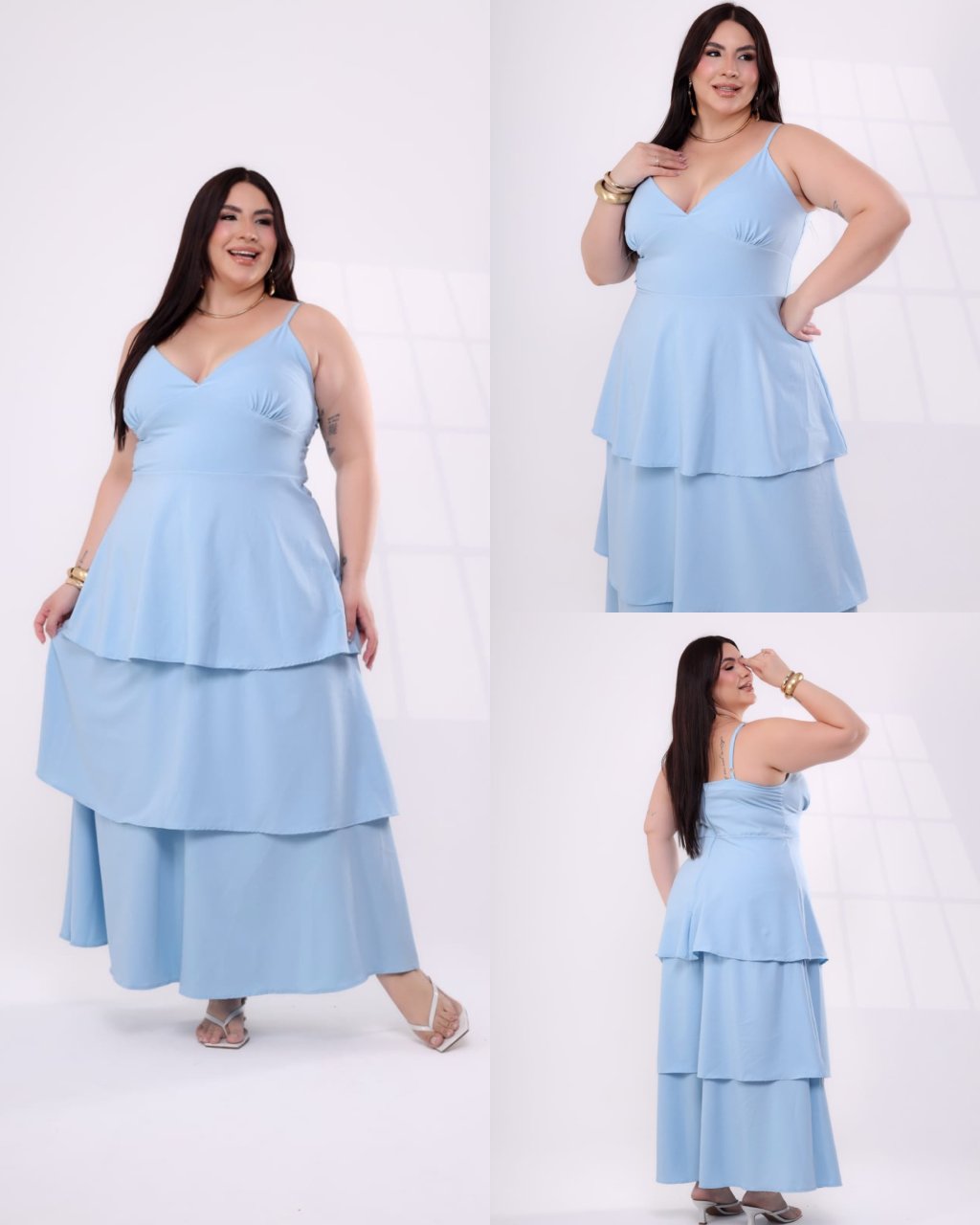 Vestido longo Plussize 48/50