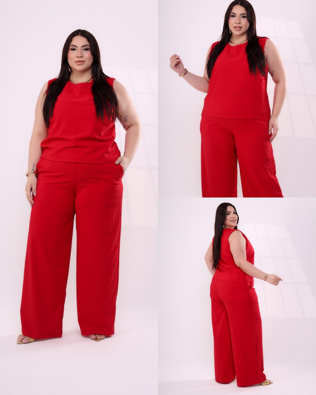 Conjunto calça Plussize 48/50