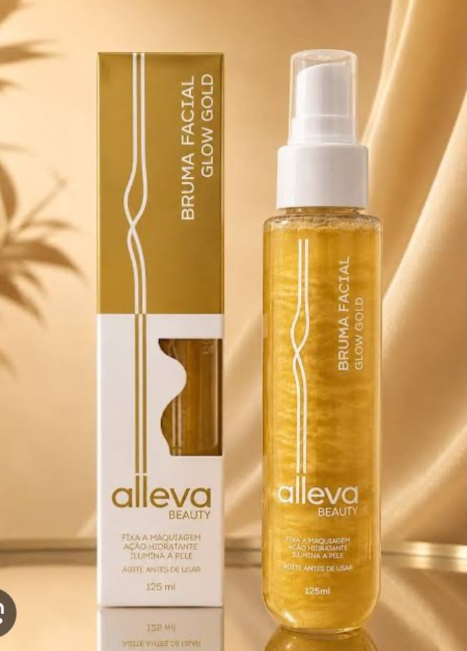 BRUMA FACIAL GLOW GOLD ALLEVA