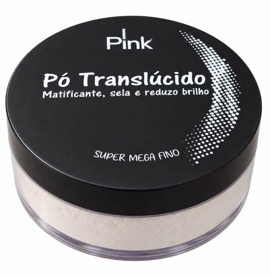 PÓ TRANSLÚCIDO SUPER MEGA FINO PINK 