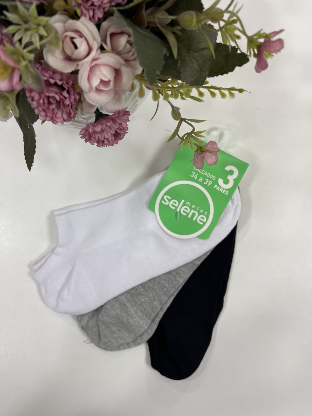 Kit de 3 meias selene 