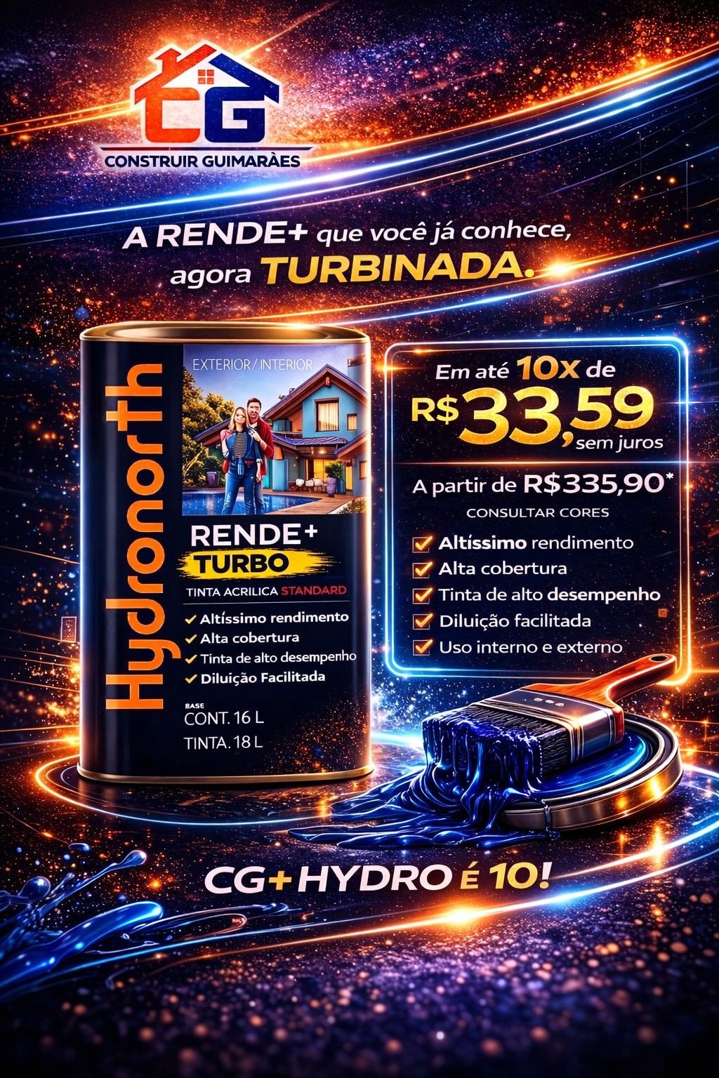 Tinta Acrílica standard 