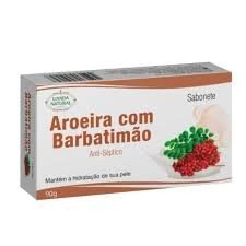 SABONETE BARRA AROEIRA COM BARBATIMÃO 90G LIANDA NATURAL