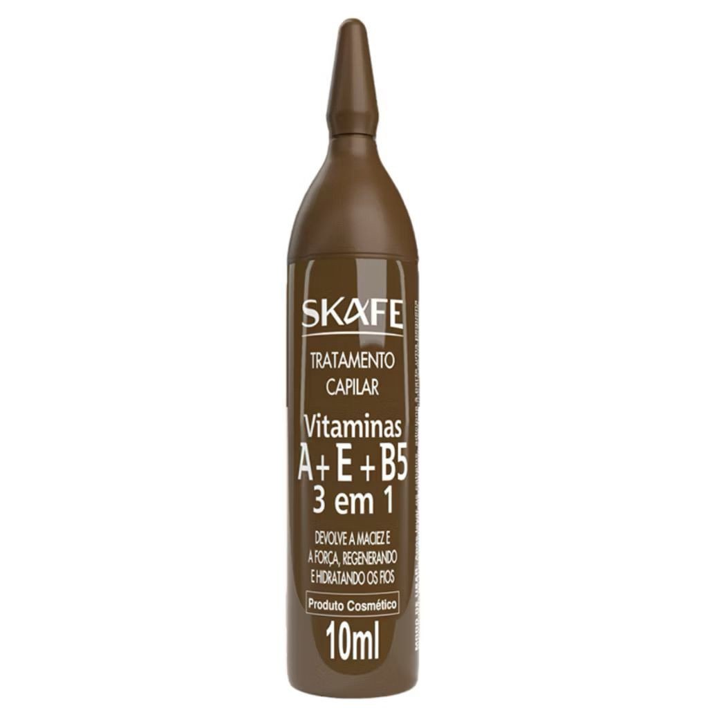 AMPOLA CAPILAR DE VITAMINAS A+E+B5 10ML SKAFE