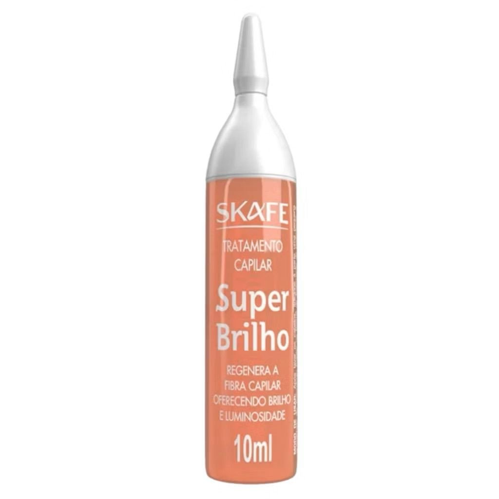 AMPOLAR CAPILAR SUPER BRILHO 10ML SKAFE