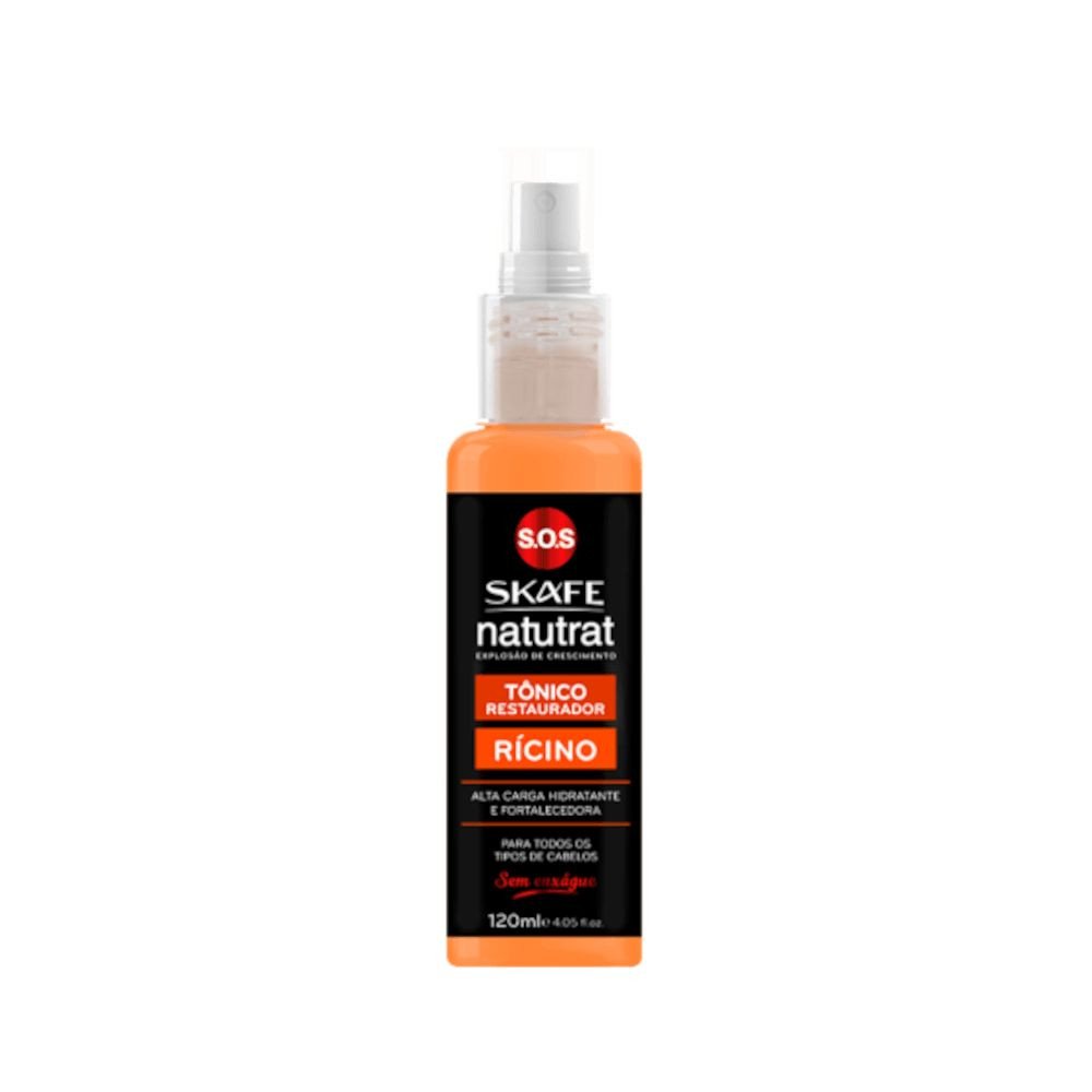 TÔNICO CAPILAR RESTAURADOR RÍCINO 120ML SKAFE