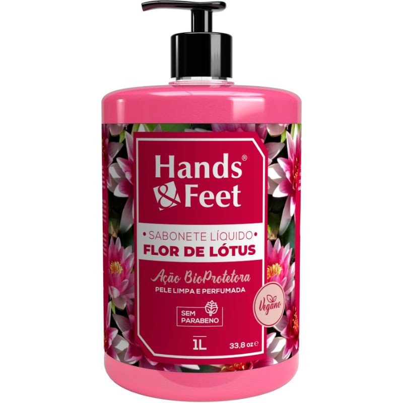 SABONETE LIQUIDO FLOR DE LOTUS 1 LITRO HANDS & FEET