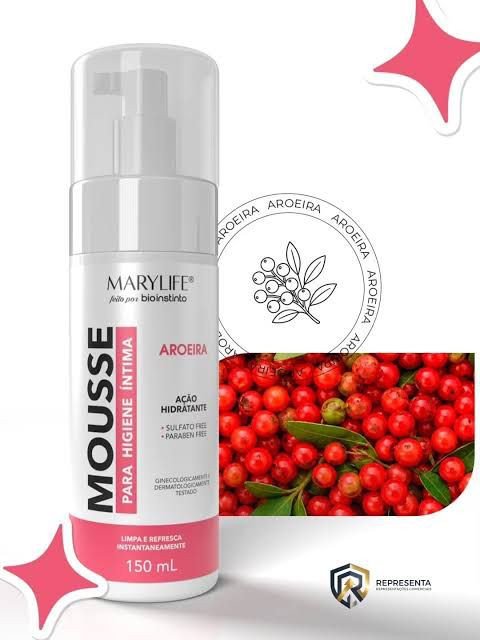 MOUSSE PARA HIGIENE INTIMA DE AROEIRA 150ML MARY LIFE
