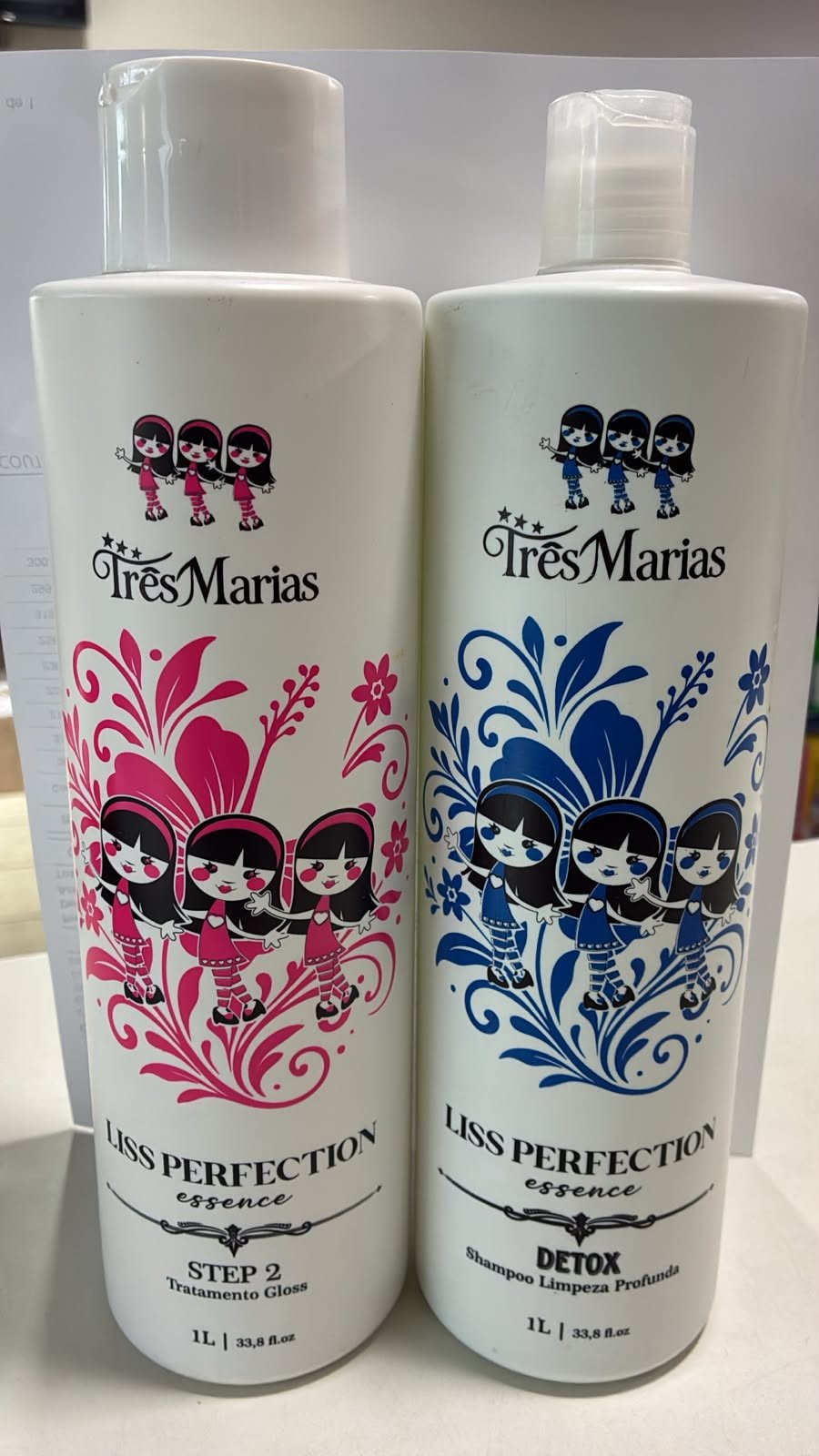 KIT SELAGEM LISS PERFECTION ESSENCE 1 LITRO TRES MARIAS 