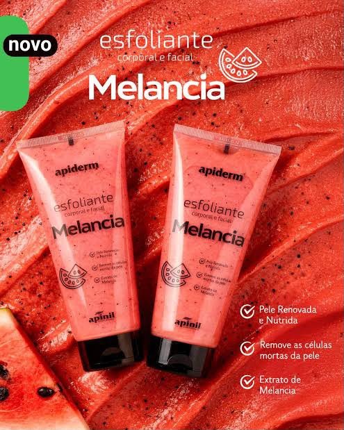 ESFOLIANTE CORPORAL E FACIAL MELANCIA 190G APINIL