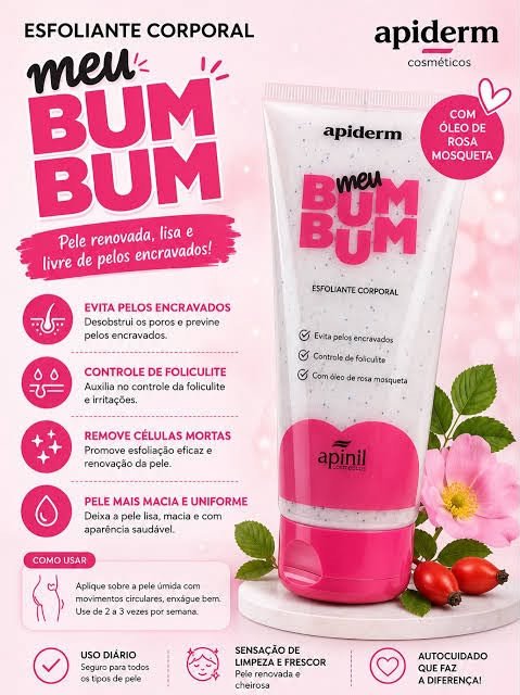 ESFOLIANTE CORPORAL MEU BUMBUM 190G APINIL