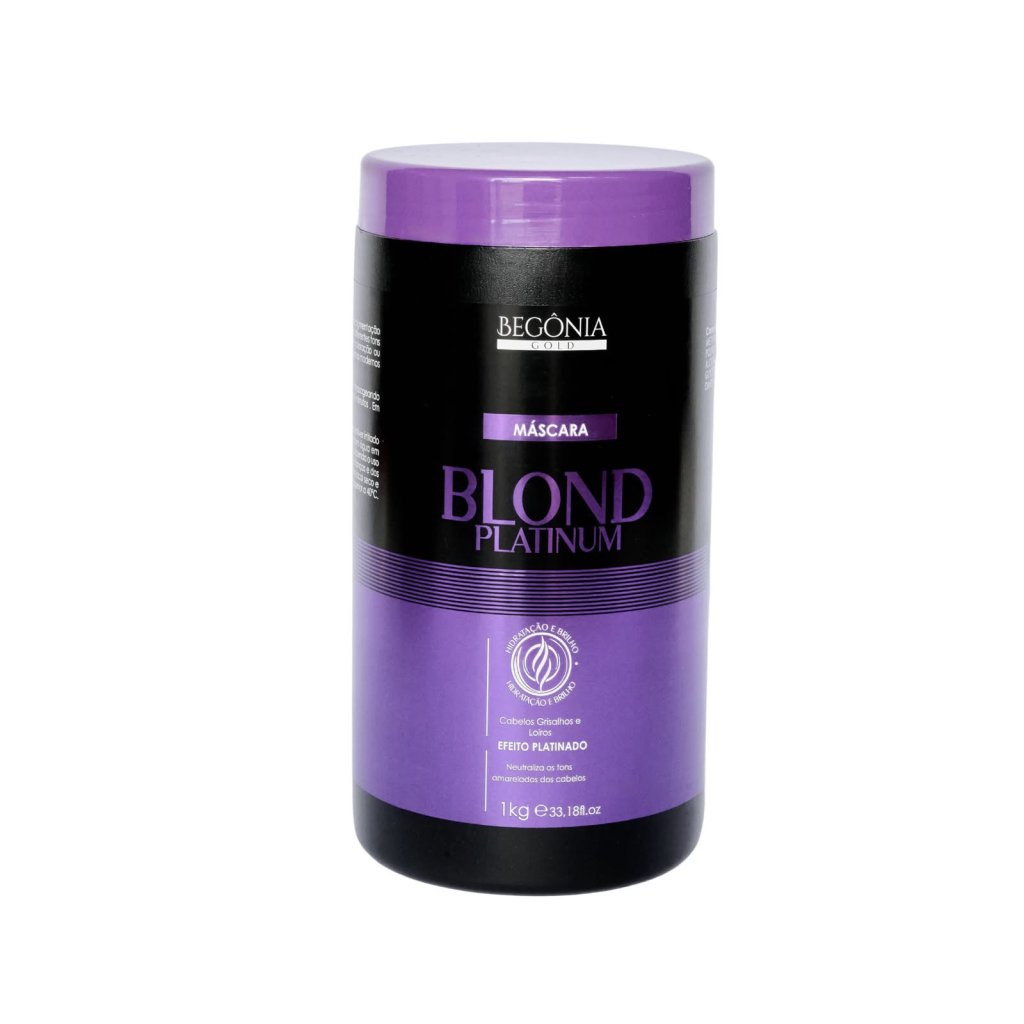 MASCARA BLOND PLATINUM 1KG BEGONIA 