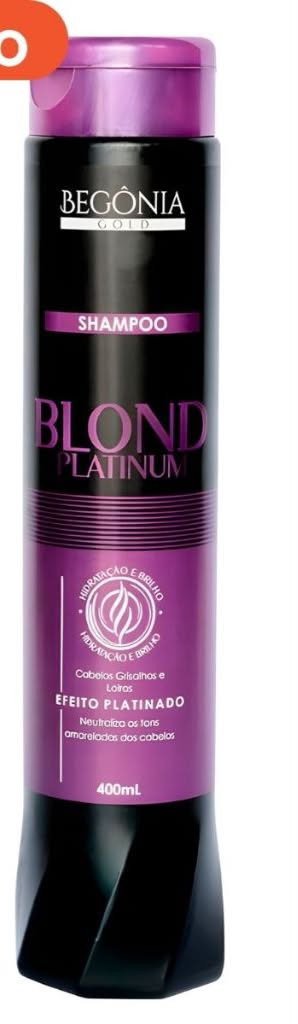 SHAMPOO BLOND PLATINUM 400ML BEGONIA
