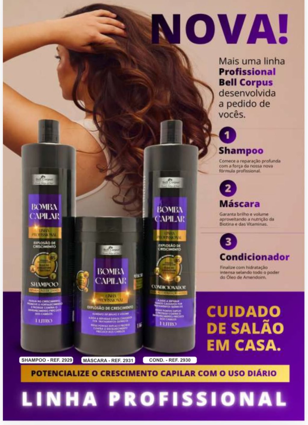 KIT BOMBA CAPILAR DE 1 LITRO BELL CORPUS 