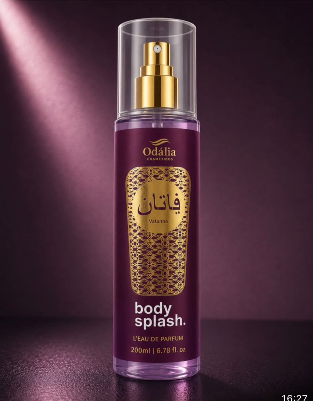 BODY SPLASH VATANNE 150ML ODALIA 