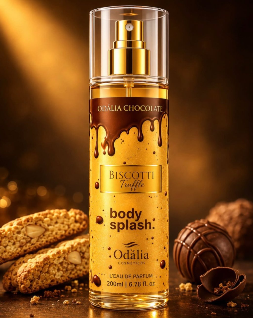 BODY SPLASH BISCOTTI TRUFFE CHOCOLATE 150ML ODALIA