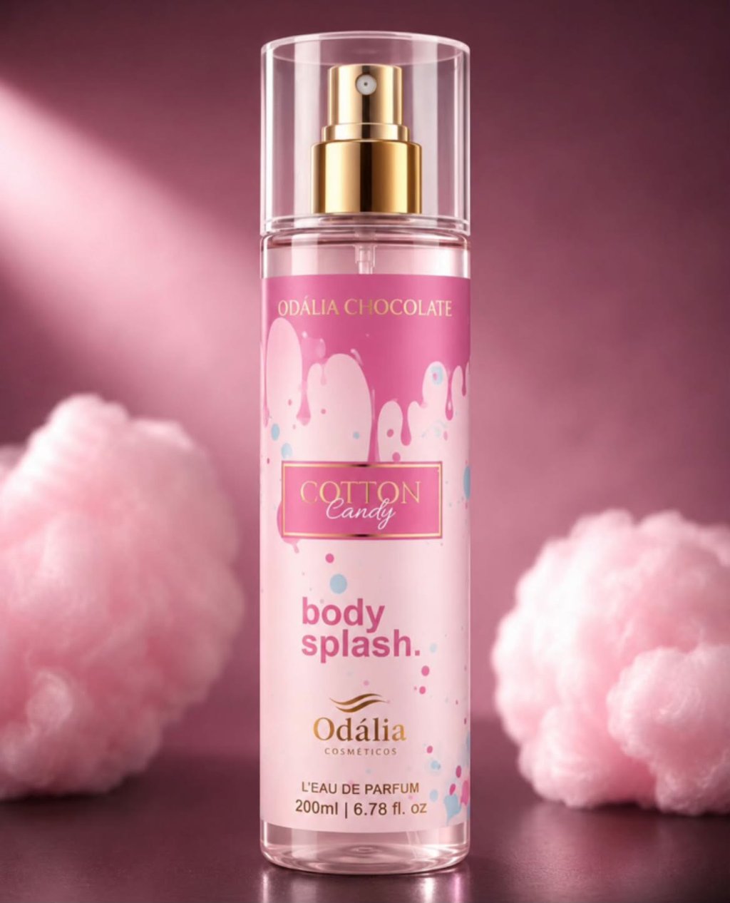 BODY SPLASH COTTON CARDY CHOCOLATE 150ML ODALIA