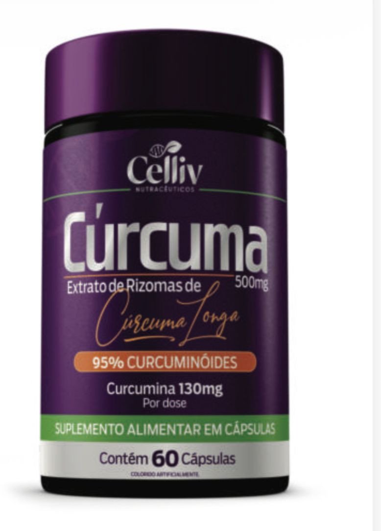 CÚRCUMA 500MG CAPSULAS CELLIV