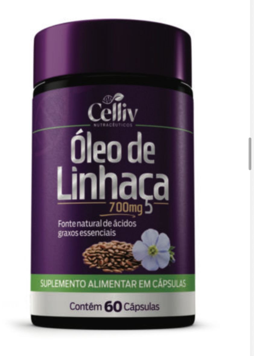 ÓLEO DE LINHAÇA 700MG CAPSULAS CELLIV