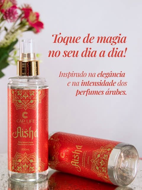 BODY SPLASH AISHA 200ML CAP LIFE