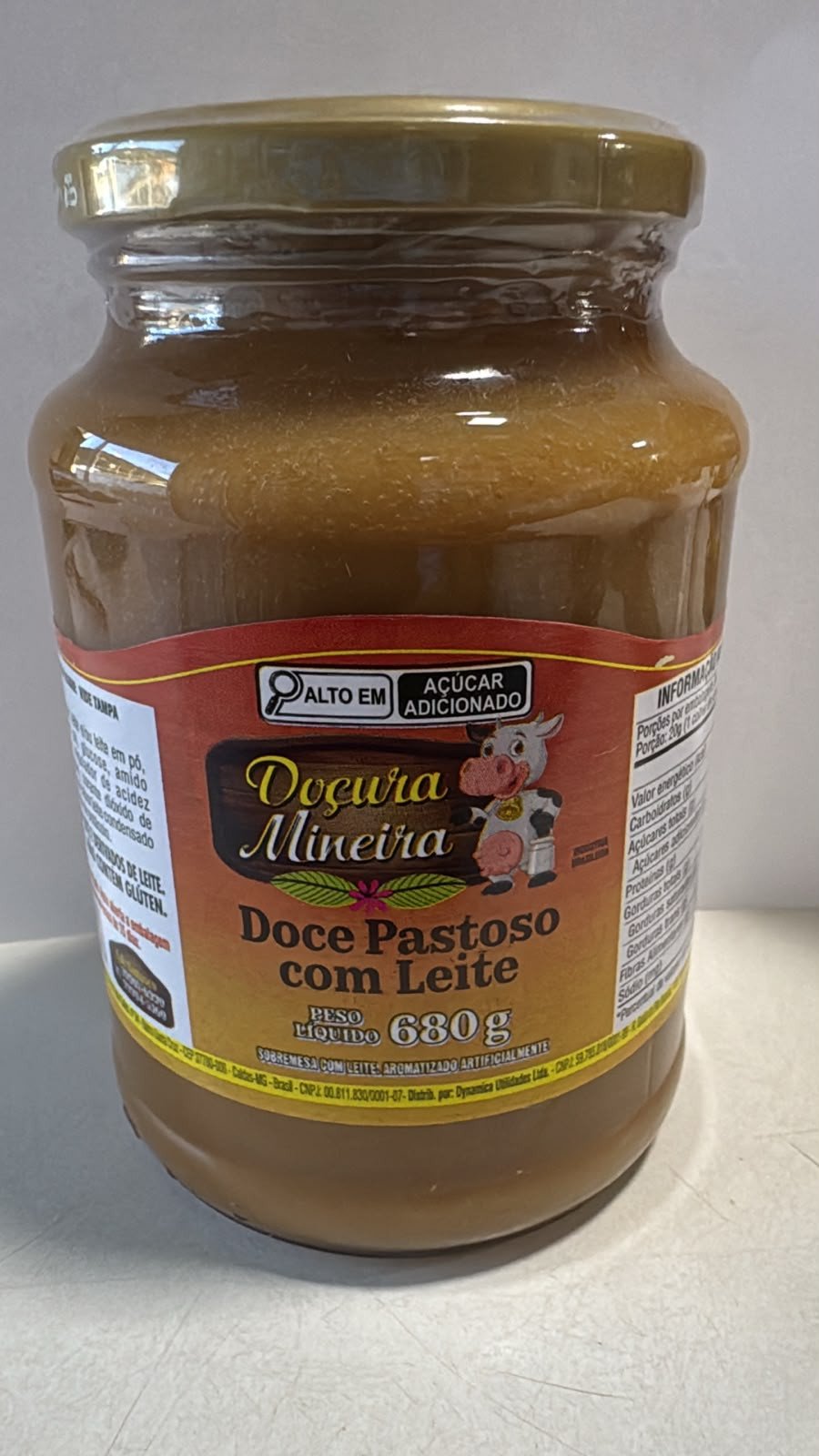 DOCE PASTOSO COM LEITE 680G DOÇURA MINEIRA