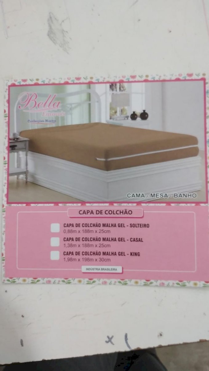 CAPA DE COLCHÃO SOLTEIRO 