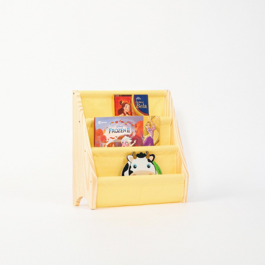Rack Porta Livros Infantil, Standbook Montessoriano Mini