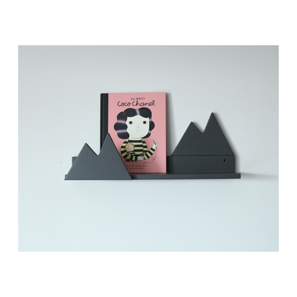 Prateleira de Montanha cinza chumbo, Madeira