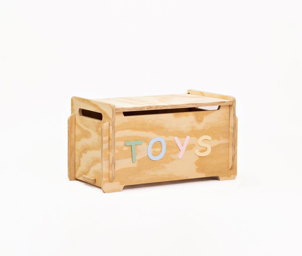 Caixa de Brinquedos com Tampa TOYS Naval