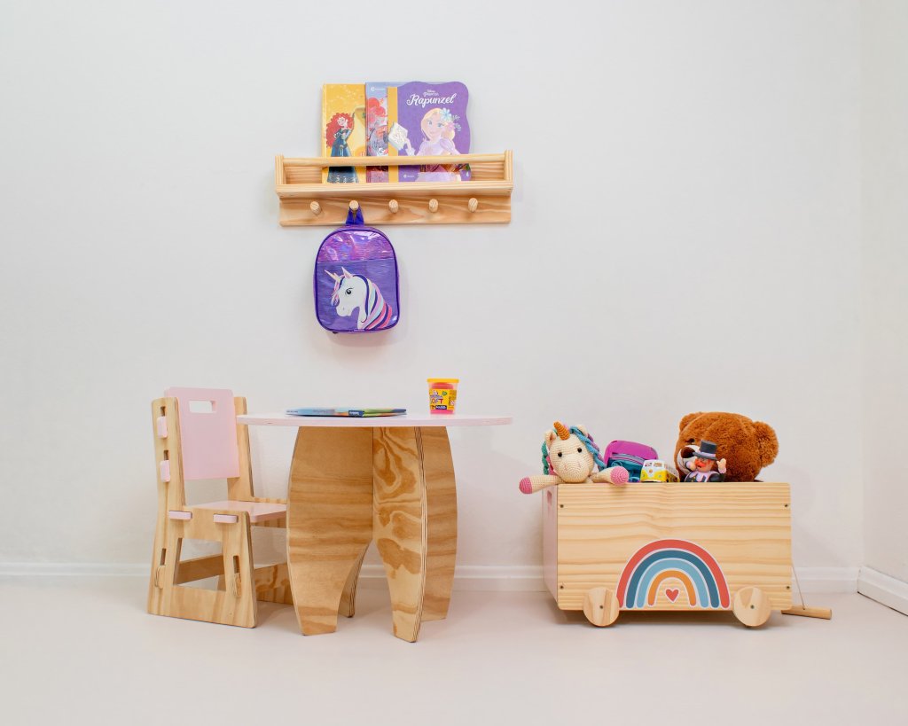 Kit Montessori completo rosa candy