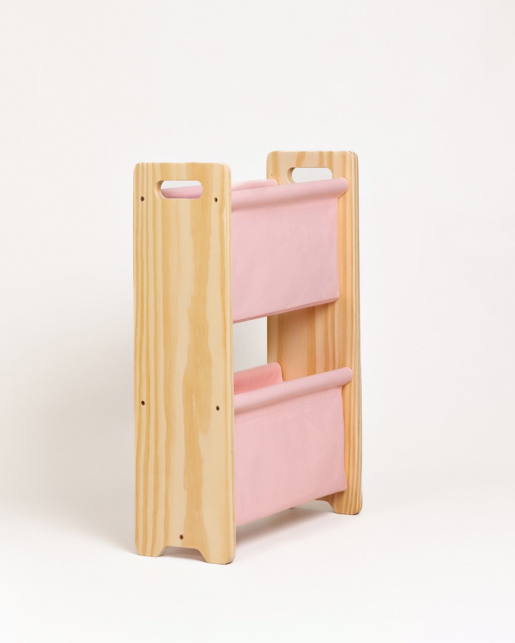 Rack Organizador Pocket, Guarda Brinquedos Livros rosa