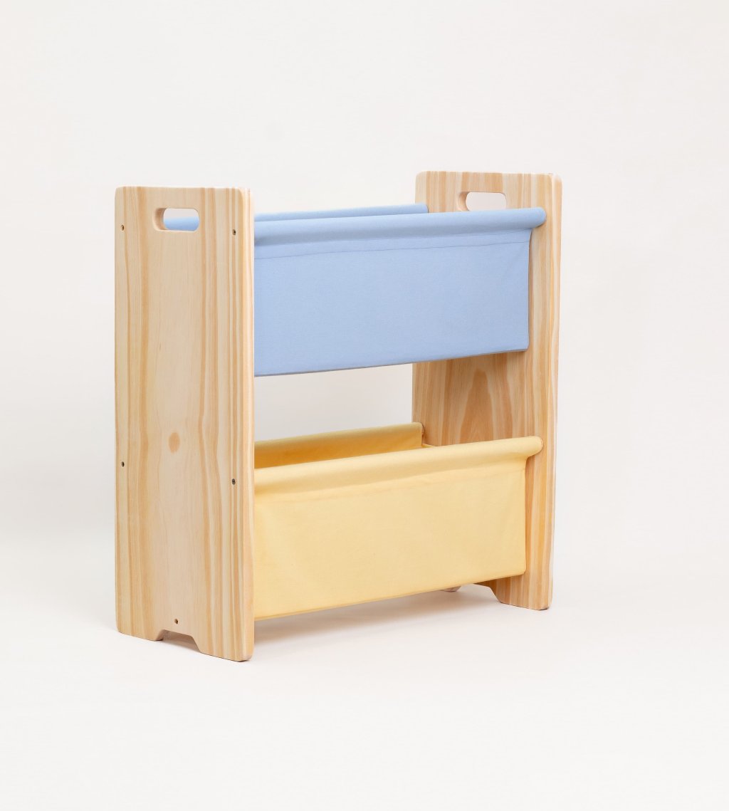 Rack Organizador Pocket, Guarda Brinquedos 2 Bolsos largos