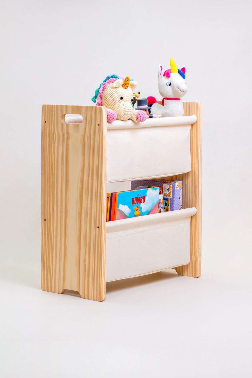 Rack Organizador Pocket, Guarda Brinquedos 2 Bolsos largos