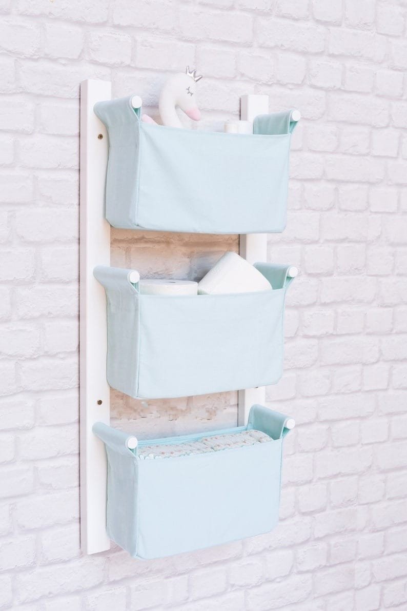 Organizador Pocket, Guarda Brinquedos 3 Bolsos