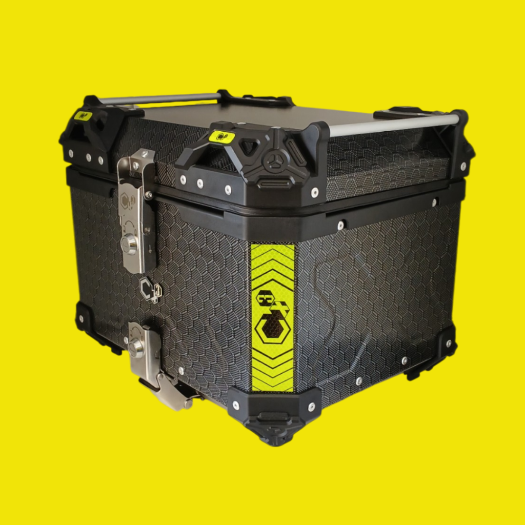 BAULETO ALUMÍNIO 55L BLACK LUXO - SM0385
