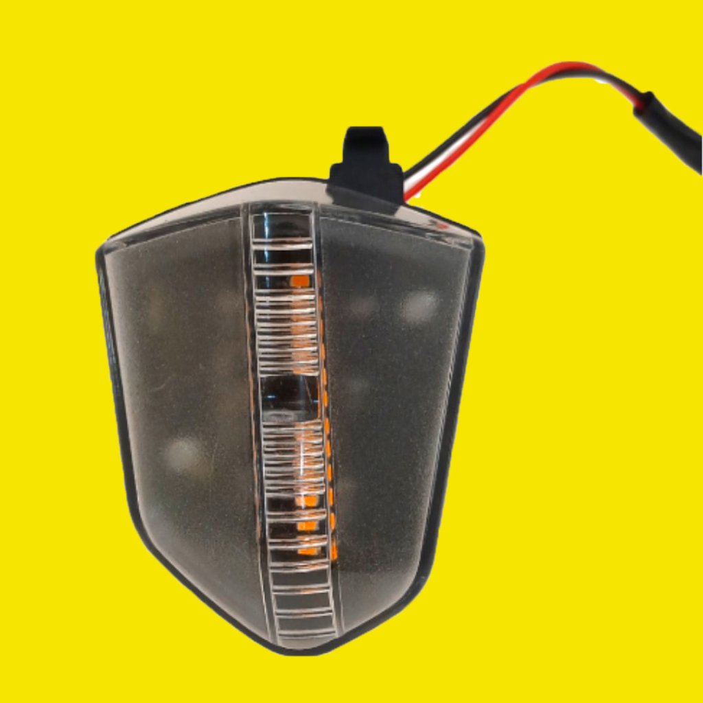 PISCA DE LED AMBAR POP 110i 2016 EM DIANTE DE/TD LENTE CRISTAL - SM0220