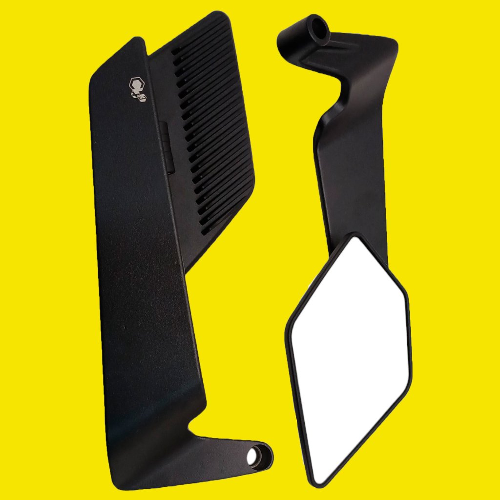 RETROVISOR NEW AIRFOIL PRETO - SM0085