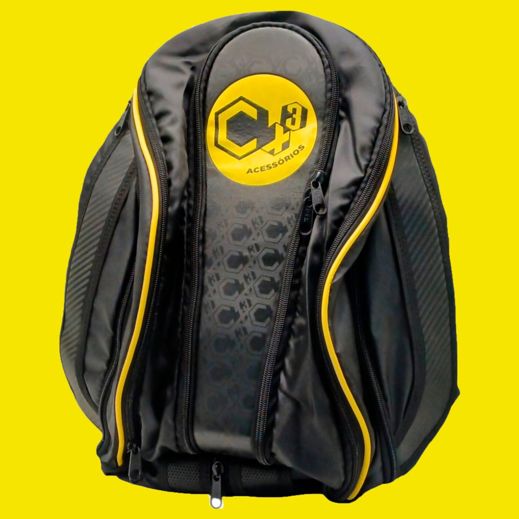 MOCHILA ESPORTIVA P/ CAPACETE - NOTEBOOK - C/ BOLSO INTERNO - NYLON - SM0600