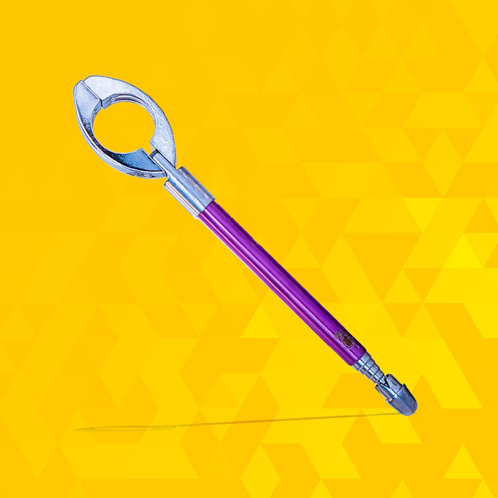 ANTENA METALICA CORTA PIPA RETRATIL 65CM ROXO - SM0299