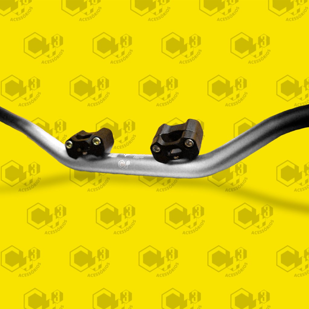 GUIDÃO ESPORTIVO FATBAR PRATA SM0074