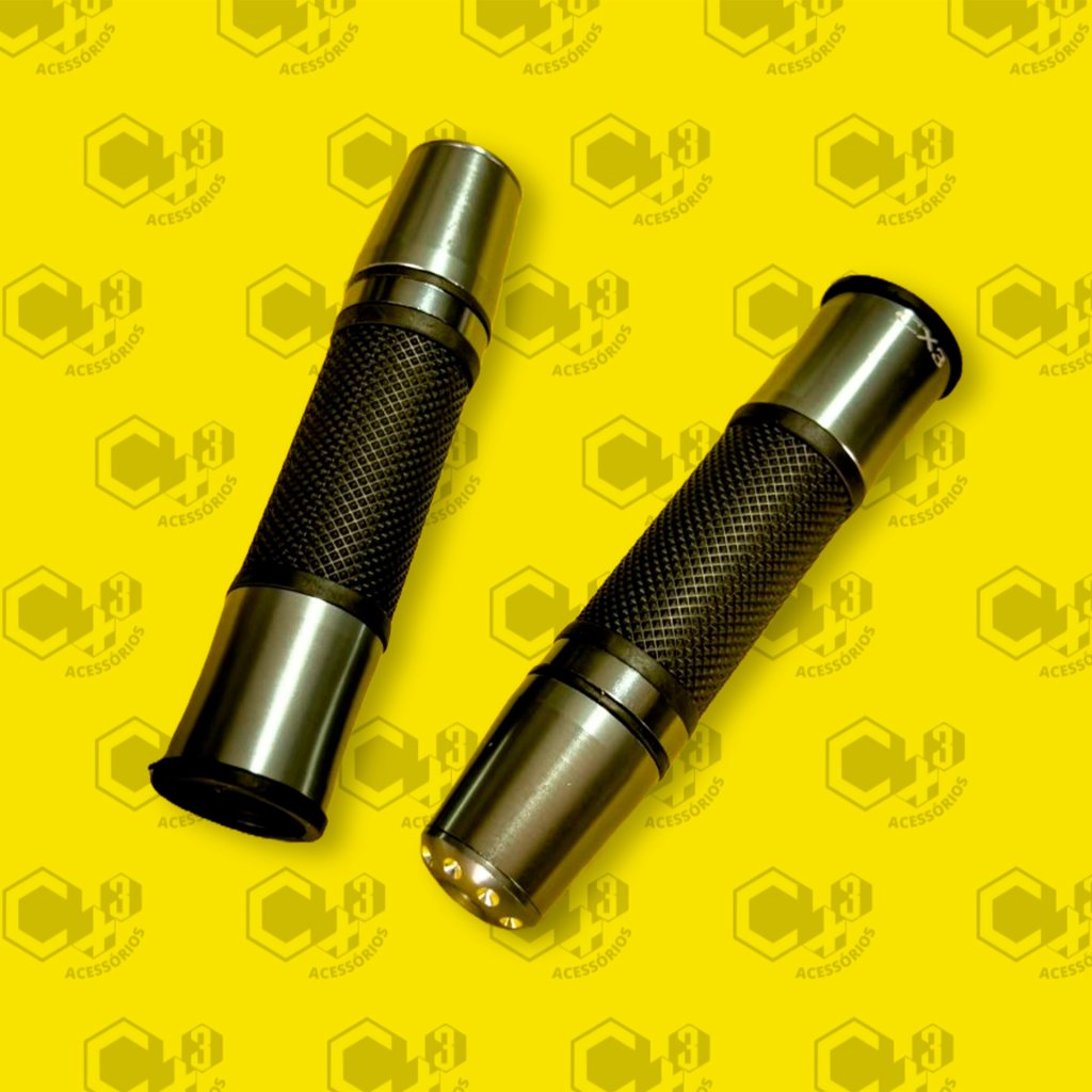 MANOPLA PESO LONGO CINZA TITANIUM SM0107