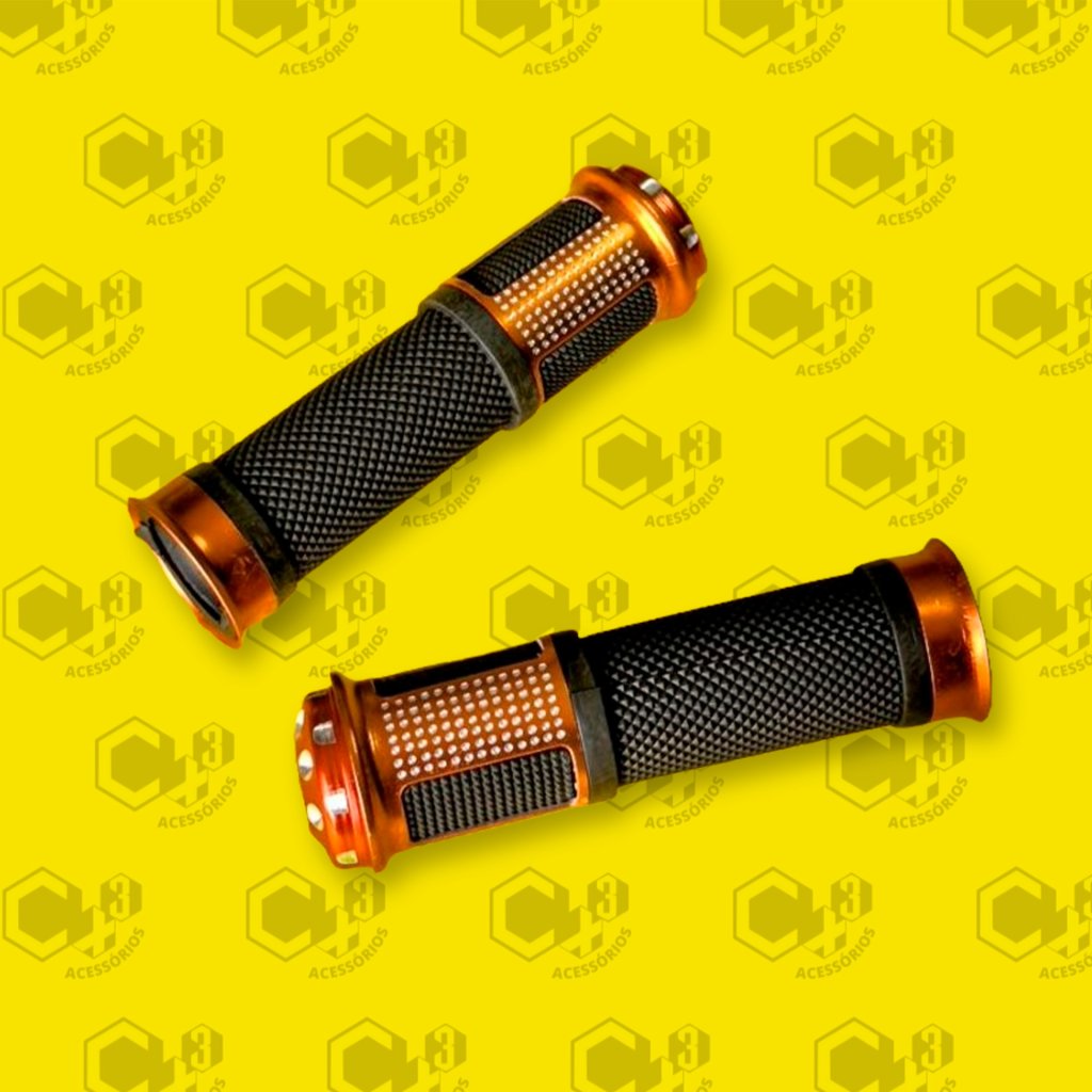 MANOPLA PESO CURTO DIAMANTE LARANJA SM0115