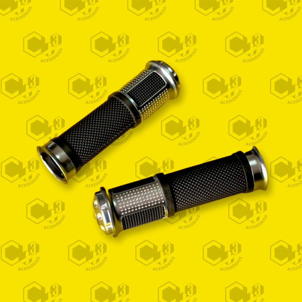 MANOPLA PESO CURTO DIAMANTE CINZA TITANIUM SM0116