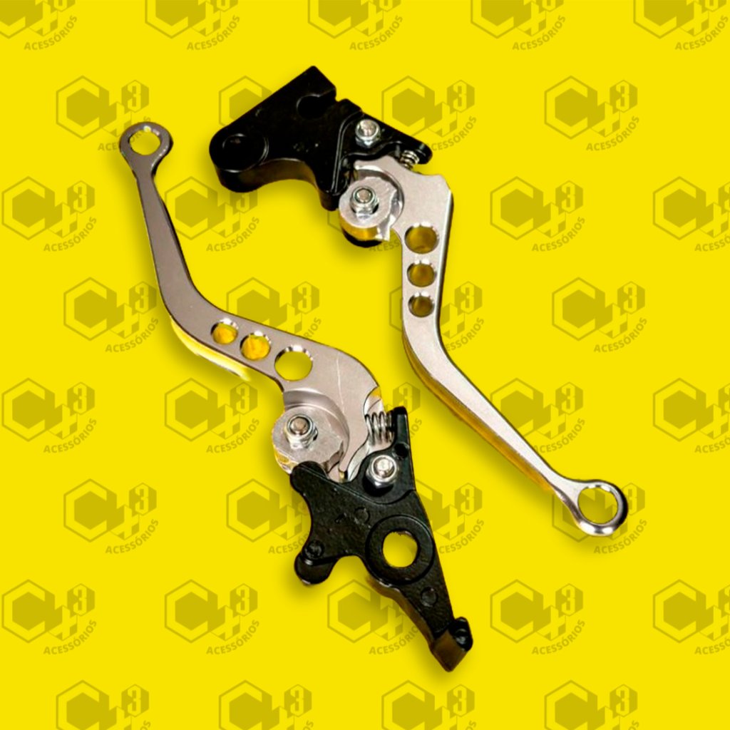 MANETE ESPORTIVO TITAN DISCO/ CB TWISTER  PRATA SM0144