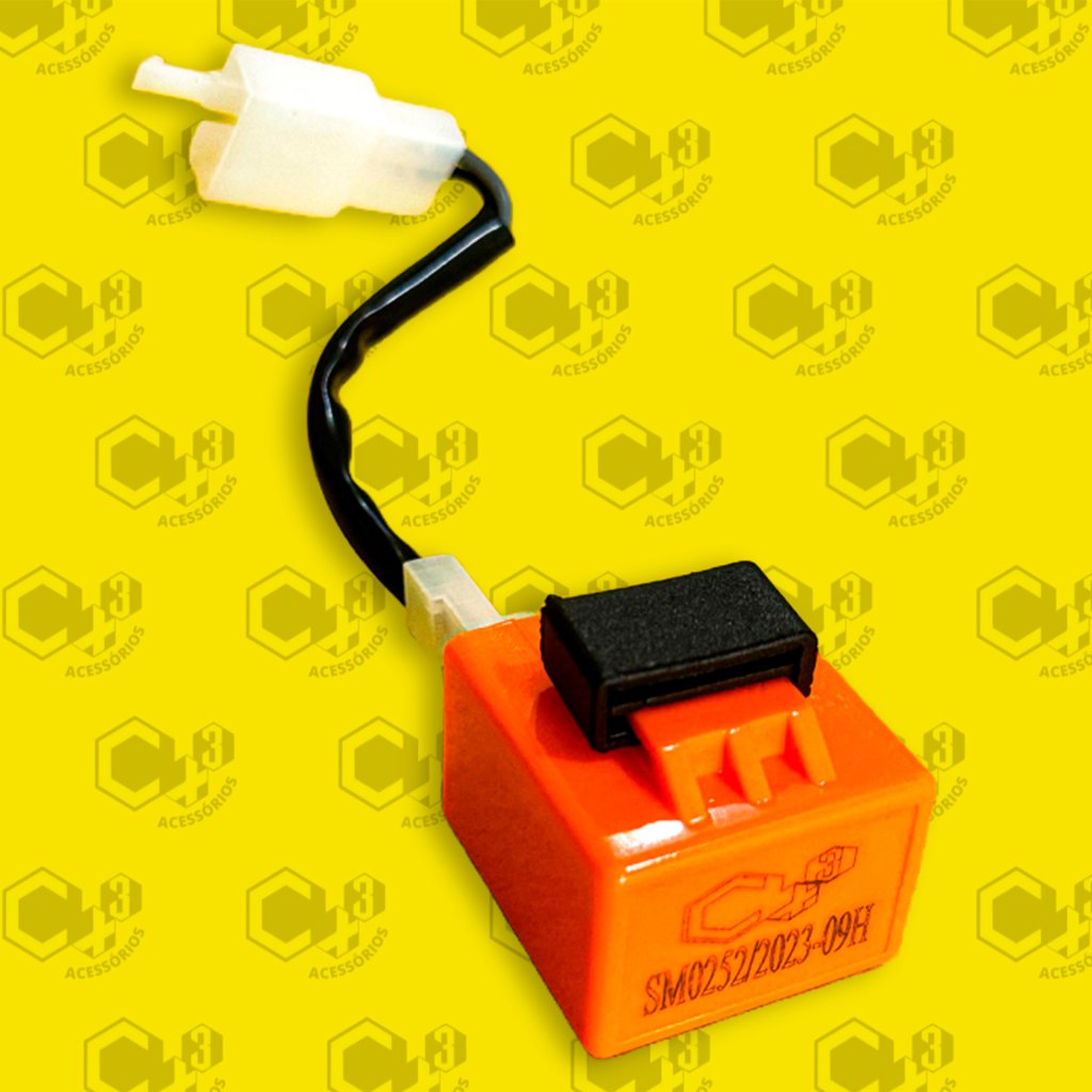 RELE DE PISCA P/ MOTO - MODELO UNIVERSAL (2 PINOS) COM REGULADOR SM0252